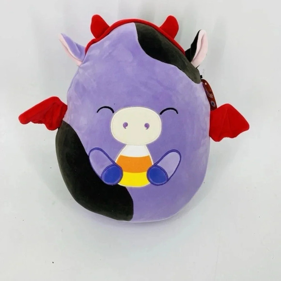 🍀 SQUISHMALLOWS NWT LIMITED EDITION 12 IN ALEXIE HALLOWEEN COW - Picture 2 of 6